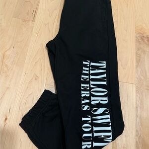 Taylor Swift Eras Tour Black Sweatpants